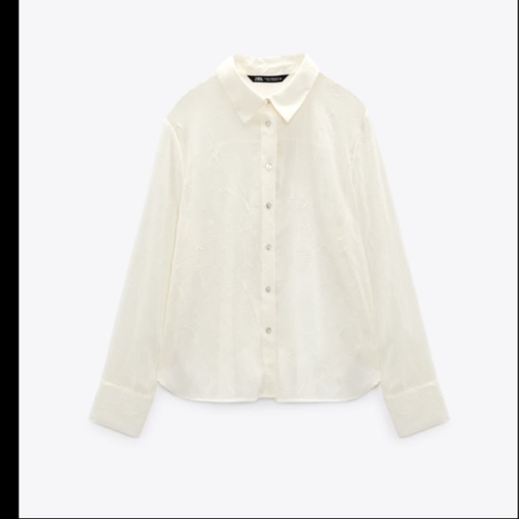 🤍 WRINKLED LOOK SHIRT - Picture 1 of 3
